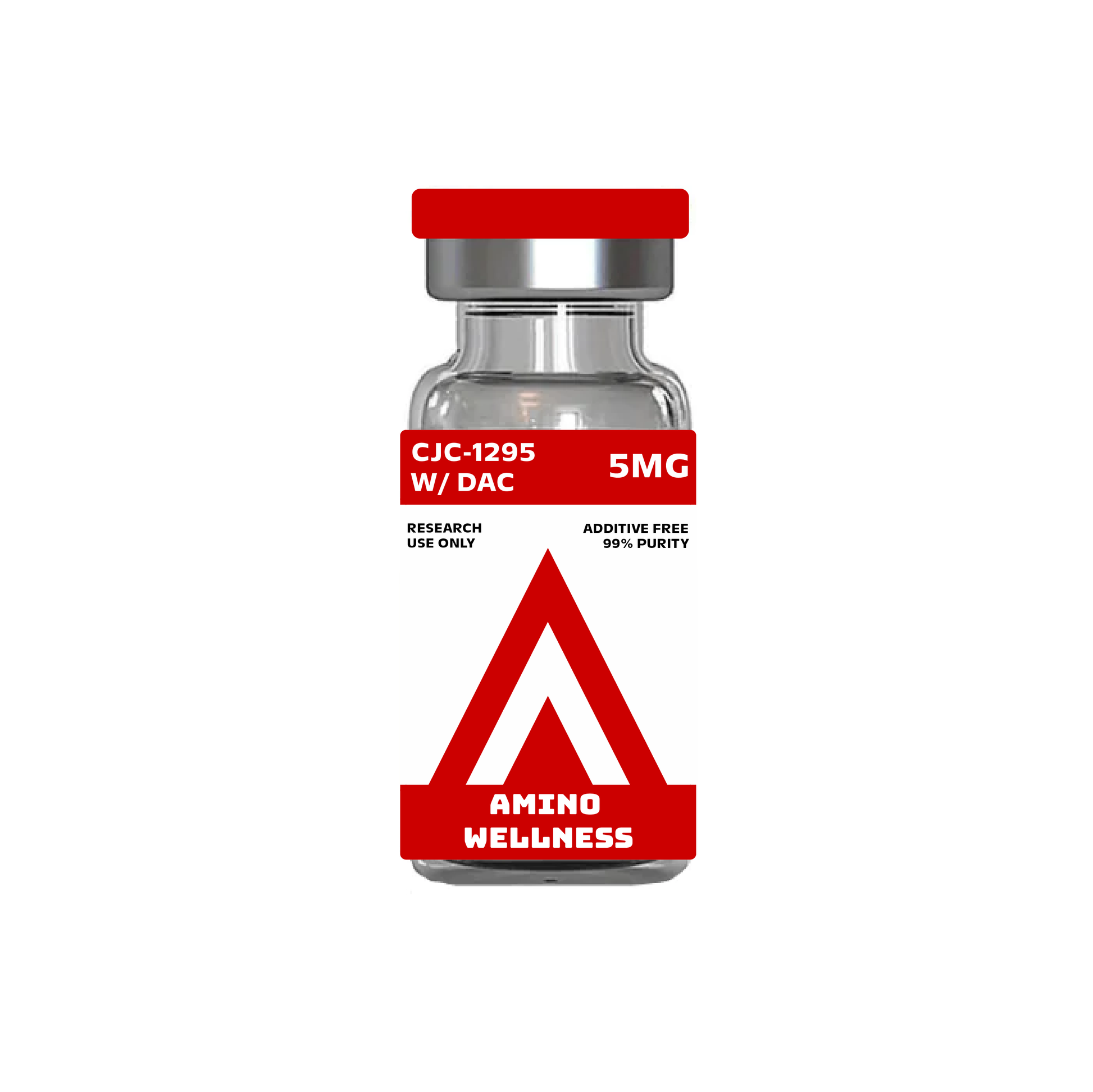 amino wellness cjc-1295 with DAC peptide 5mg, front vial