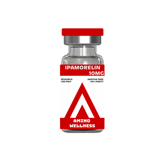 amino wellness ipamorelin peptide 10mg, front vial